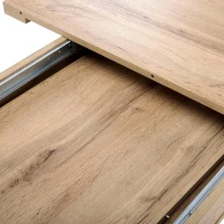 Garnero Arredamenti Tavoli In Legno|Tavoli Da Pranzo-Tavolo allungabile moderno 160/200cm rovere nero Wolly