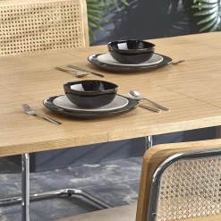 Garnero Arredamenti Tavoli Da Pranzo|Tavoli Allungabili-Tavolo allungabile moderno 160/240cm rovere Erevan