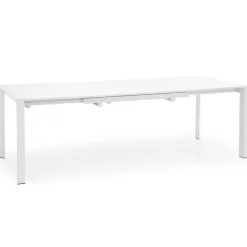 Garnero Arredamenti Tavoli Da Pranzo|Tavoli Allungabili-Tavolo allungabile moderno 130/250cm bianco lucido Falco Gihome®