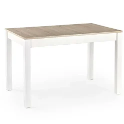 Garnero Arredamenti Tavoli Da Pranzo|Tavoli Allungabili-Tavolo allungabile moderno 118/158cm rovere sonoma bianco Iceberg Rovere - Bianco