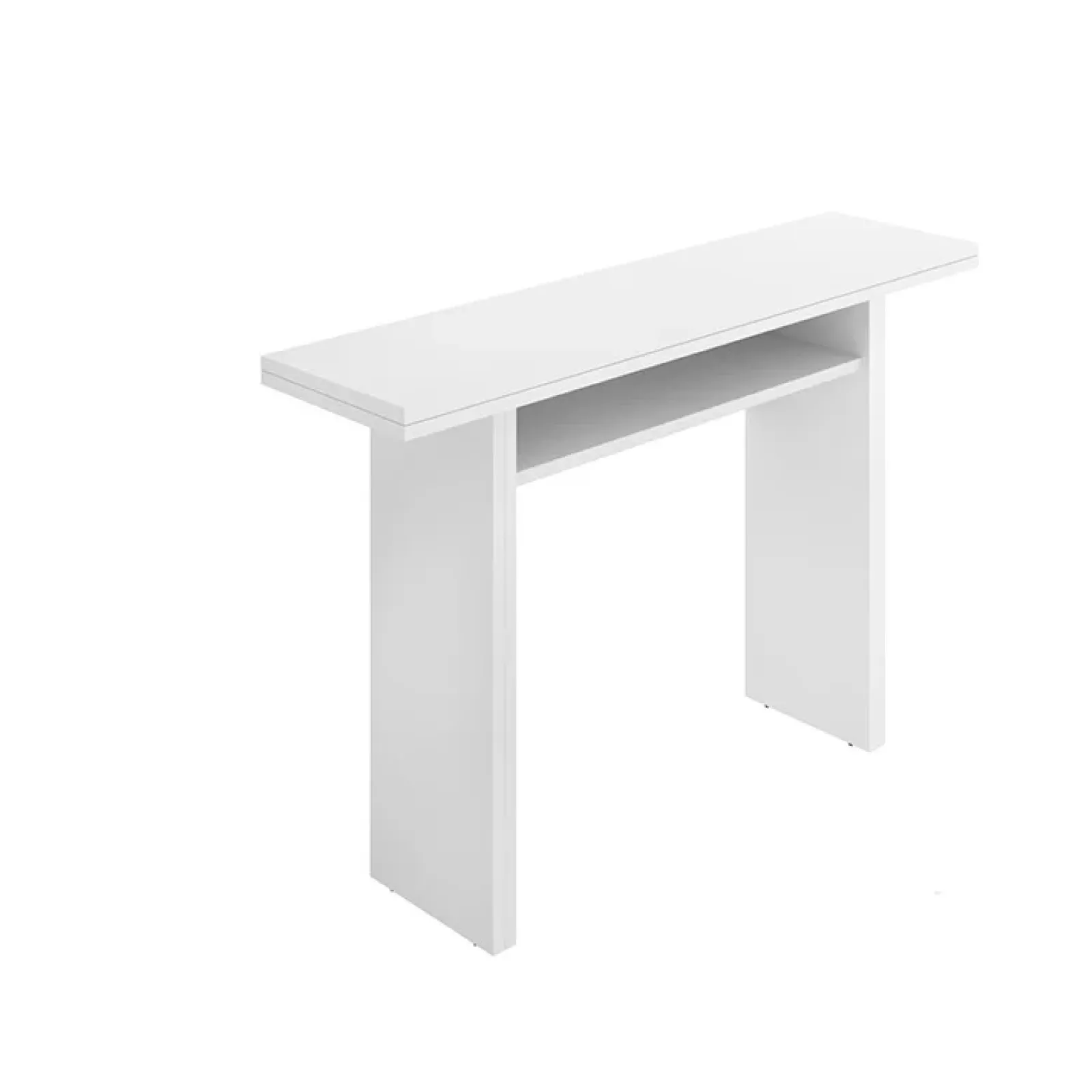 Garnero Arredamenti Tavoli Da Cucina|Tavoli Da Pranzo-Tavolo allungabile 111x33-66cm bianco Garcia