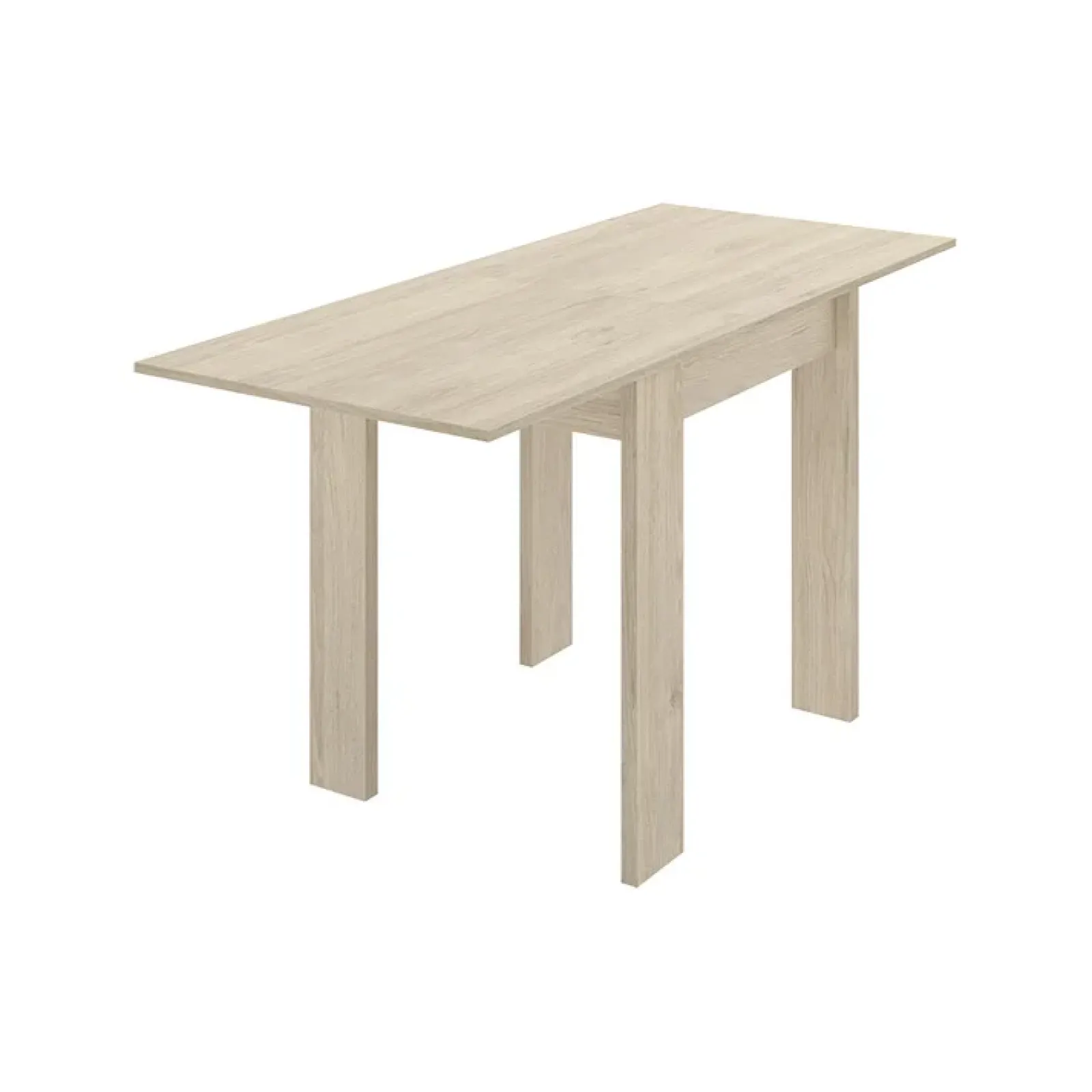 Garnero Arredamenti Tavoli In Legno|Tavoli Da Pranzo-Tavolo allungabile 67-134x67cm legno naturale Koke