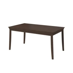 Garnero Arredamenti Tavoli In Legno|Tavoli Da Pranzo-Tavolo 160/240cm allungabile da pranzo rovere scuro Umag