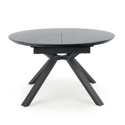 Garnero Arredamenti Tavoli Da Pranzo|Tavoli Allungabili-Tavolo 130/180cm allungabile moderno marmo nero Aspen
