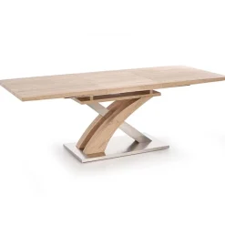 Garnero Arredamenti Tavoli In Legno|Tavoli Da Pranzo-Tavolo 160/220cm allungabile rovere sonoma Iride Gihome® Rovere - Grigio