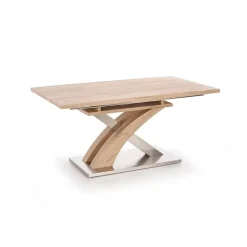 Garnero Arredamenti Tavoli In Legno|Tavoli Da Pranzo-Tavolo 160/220cm allungabile rovere sonoma Iride Gihome® Rovere - Grigio