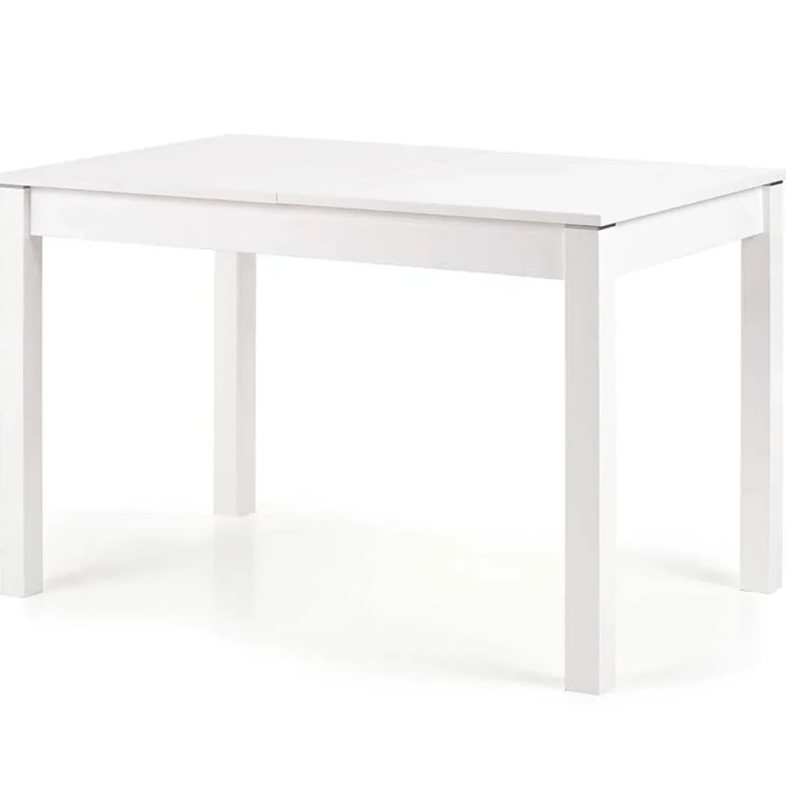 Garnero Arredamenti Tavoli Da Pranzo|Tavoli Allungabili-Tavolo 118/158cm allungabile salvaspazio moderno bianco Iceberg Bianco Opaco