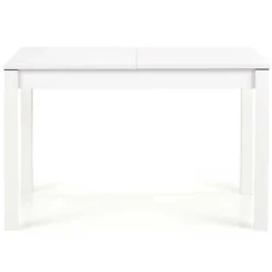 Garnero Arredamenti Tavoli Da Pranzo|Tavoli Allungabili-Tavolo 118/158cm allungabile salvaspazio moderno bianco Iceberg Bianco Opaco