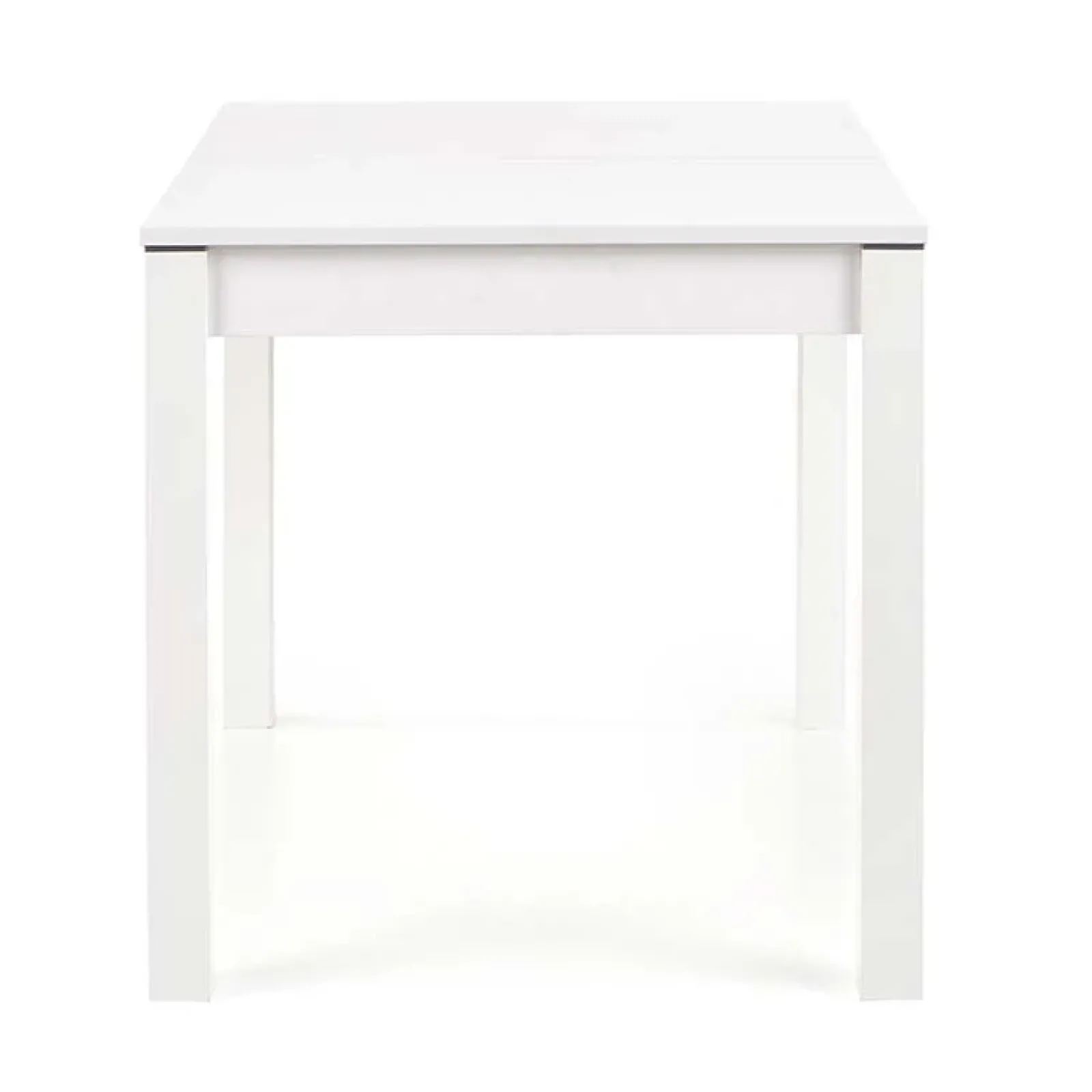 Garnero Arredamenti Tavoli Da Pranzo|Tavoli Allungabili-Tavolo 118/158cm allungabile salvaspazio moderno bianco Iceberg Bianco Opaco