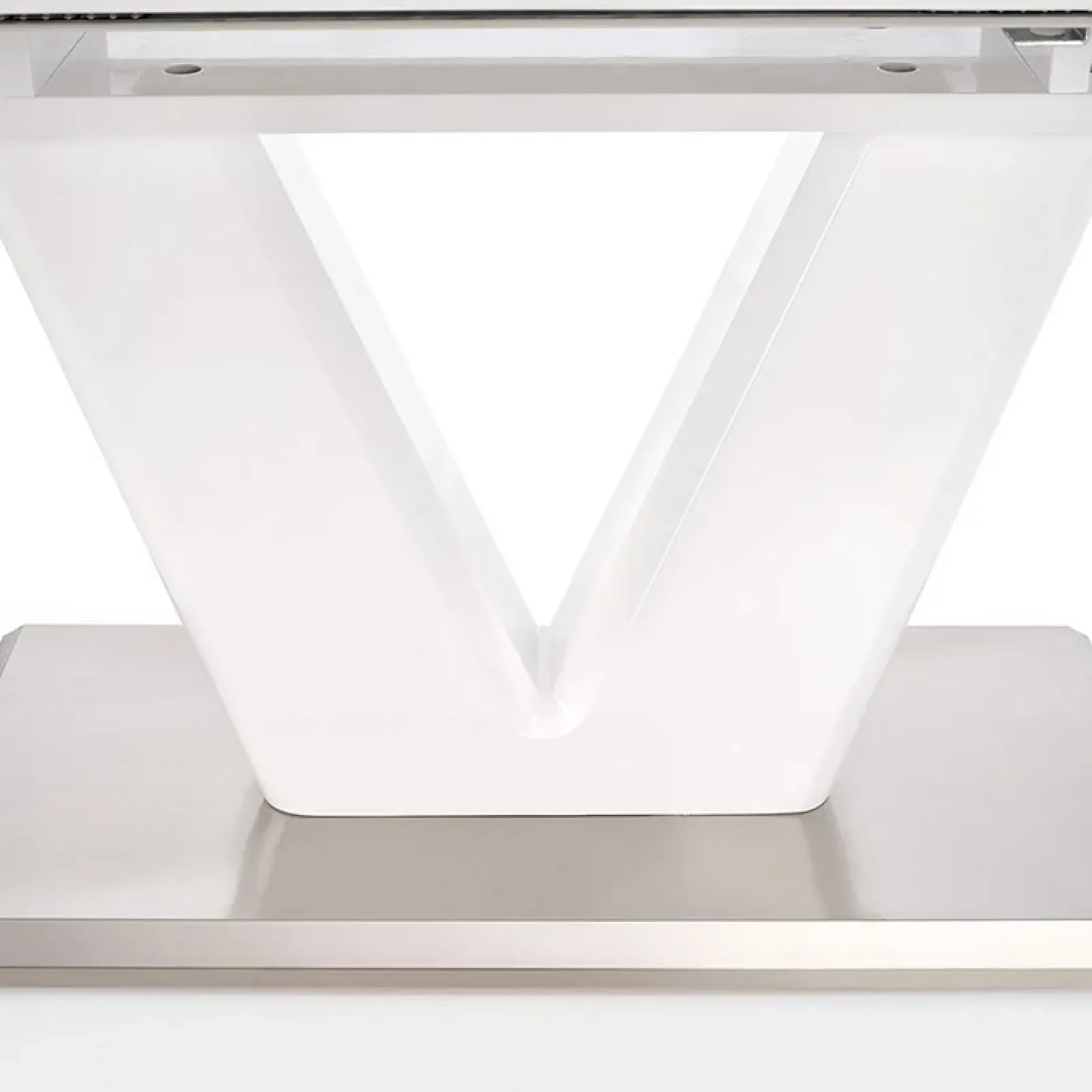 Garnero Arredamenti Tavoli Da Pranzo|Tavoli Allungabili-Tavolo 160/220cm bianco lucido Gerbera Gihome® da pranzo allungabile