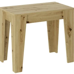 Garnero Arredamenti Consolle Allungabili|Consolle Allungabile-Tavolo 54/306cm consolle allungabile Grace Gihome® Rovere Chiaro