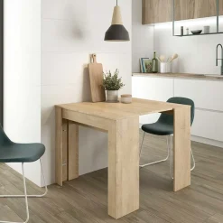 Garnero Arredamenti Consolle Allungabili|Consolle Allungabile-Tavolo 51/237cm consolle allungabile moderno rovere chiaro Venere