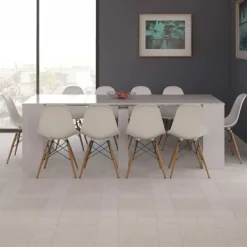 Garnero Arredamenti Consolle Allungabili|Consolle Allungabile-Tavolo 52/238cm consolle allungabile moderno Virginia Bianco Opaco