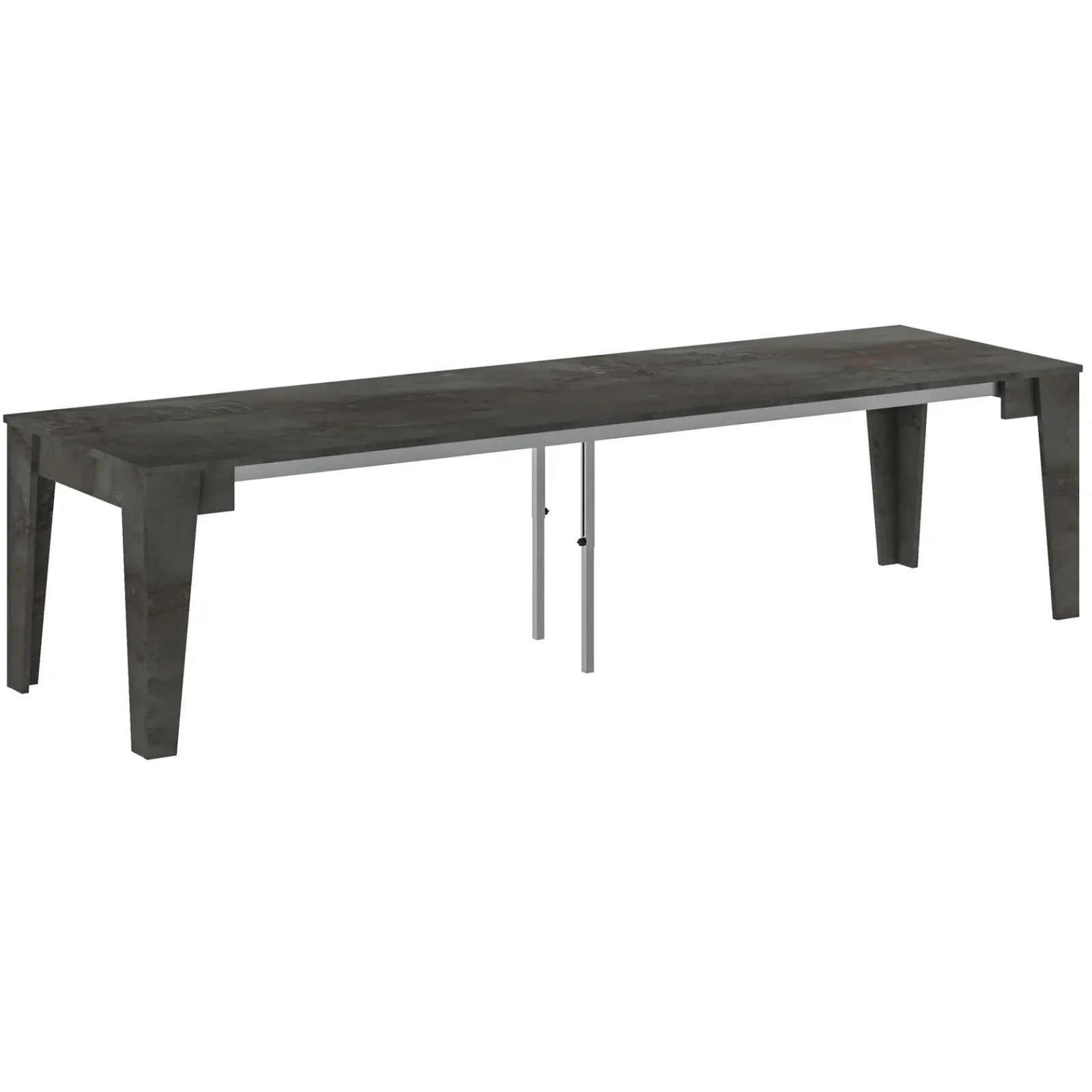 Garnero Arredamenti Consolle Allungabili|Consolle Allungabile-Tavolo 54/306cm consolle allungabile Grace Gihome® Ossido