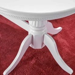 Garnero Arredamenti Tavoli In Legno|Tavoli Da Pranzo-Tavolo 150/190cm da pranzo allungabile moderno bianco lucido Duncan