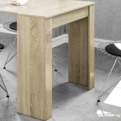 Garnero Arredamenti Consolle Allungabili|Consolle Allungabile-Tavolo consolle allungabile 51/237cm naturale Asia Gihome® Rovere