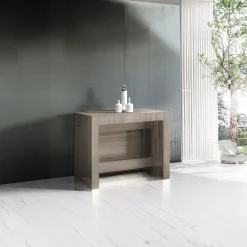 Garnero Arredamenti Consolle Allungabili|Consolle Allungabile-Tavolo consolle allungabile 50-300cm Zenzero Rovere