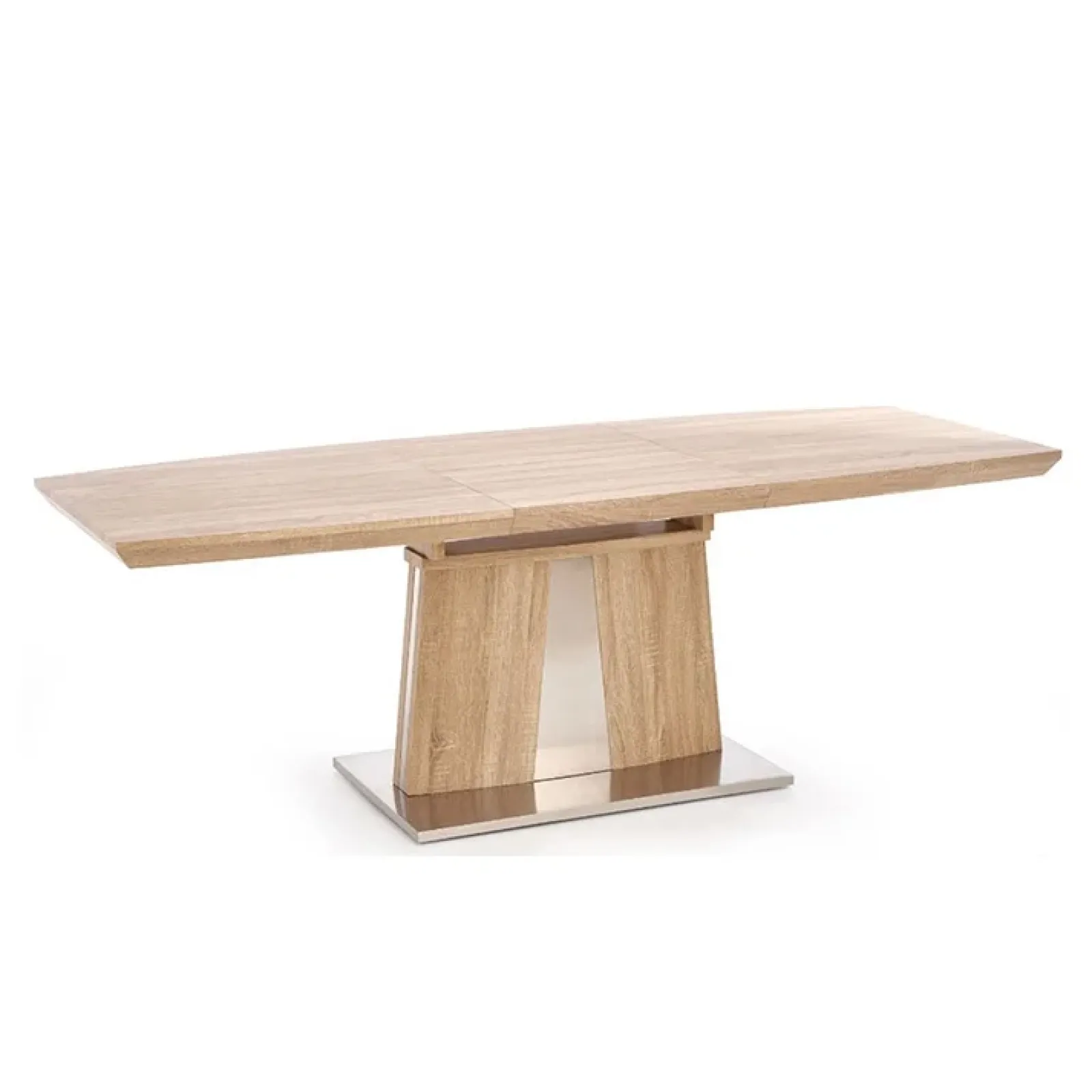 Garnero Arredamenti Tavoli Da Pranzo|Tavoli Allungabili-Tavolo da pranzo allungabile moderno 160/220cm rovere sonoma Crono