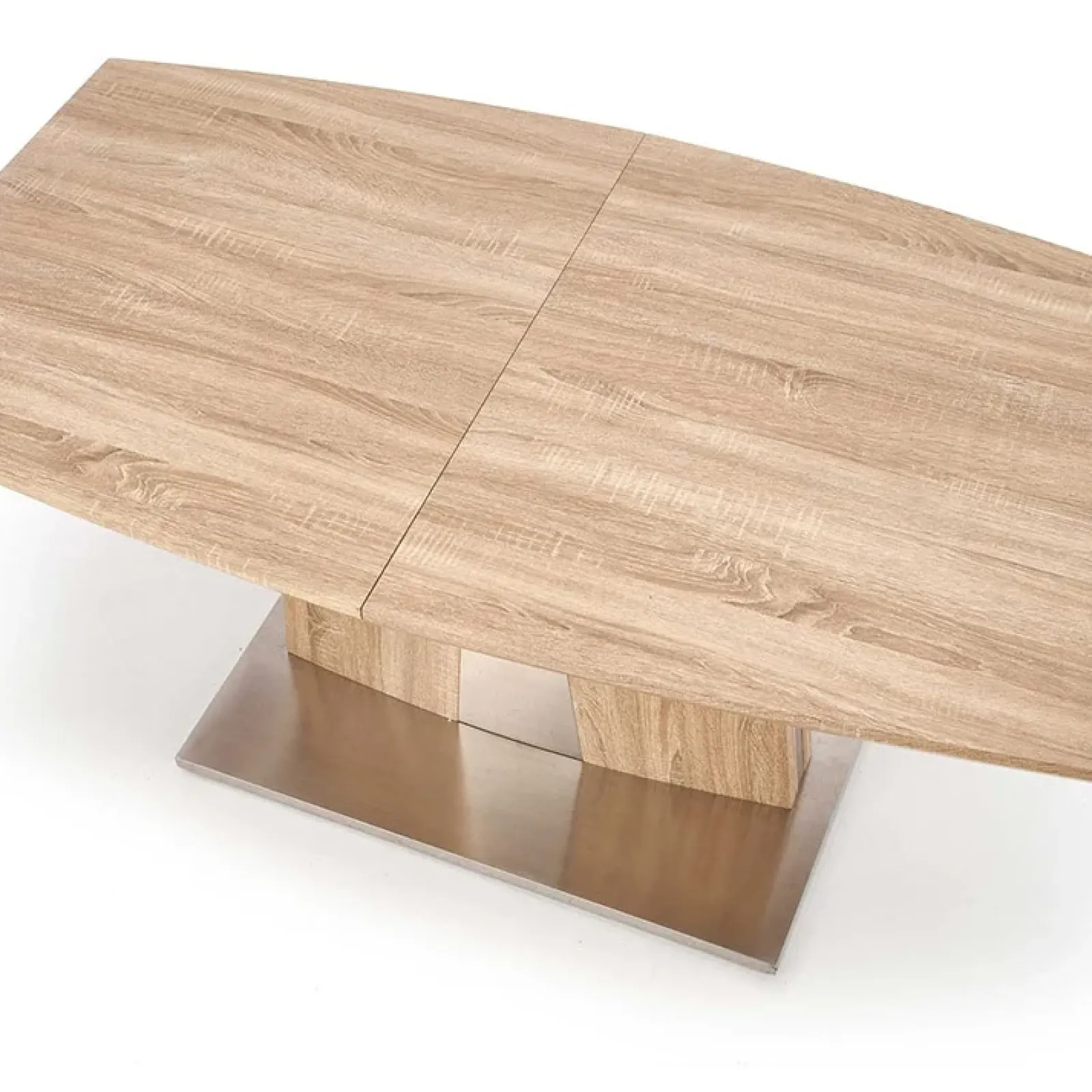 Garnero Arredamenti Tavoli Da Pranzo|Tavoli Allungabili-Tavolo da pranzo allungabile moderno 160/220cm rovere sonoma Crono