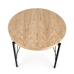 Garnero Arredamenti Tavoli In Legno|Tavoli Da Pranzo-Tavolo da pranzo allungabile moderno 100/300cm rovere nero Wally