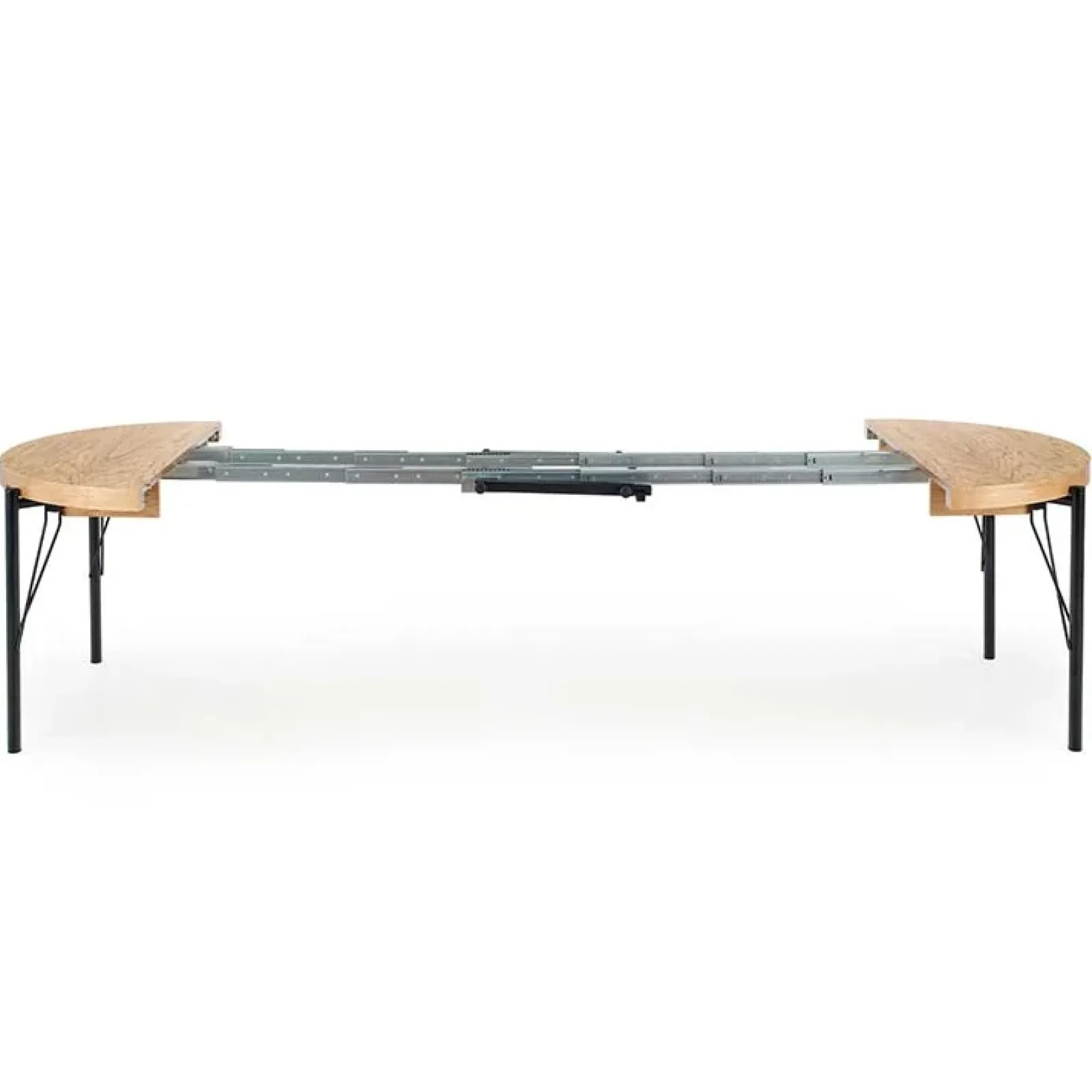 Garnero Arredamenti Tavoli In Legno|Tavoli Da Pranzo-Tavolo da pranzo allungabile moderno 100/300cm rovere nero Wally