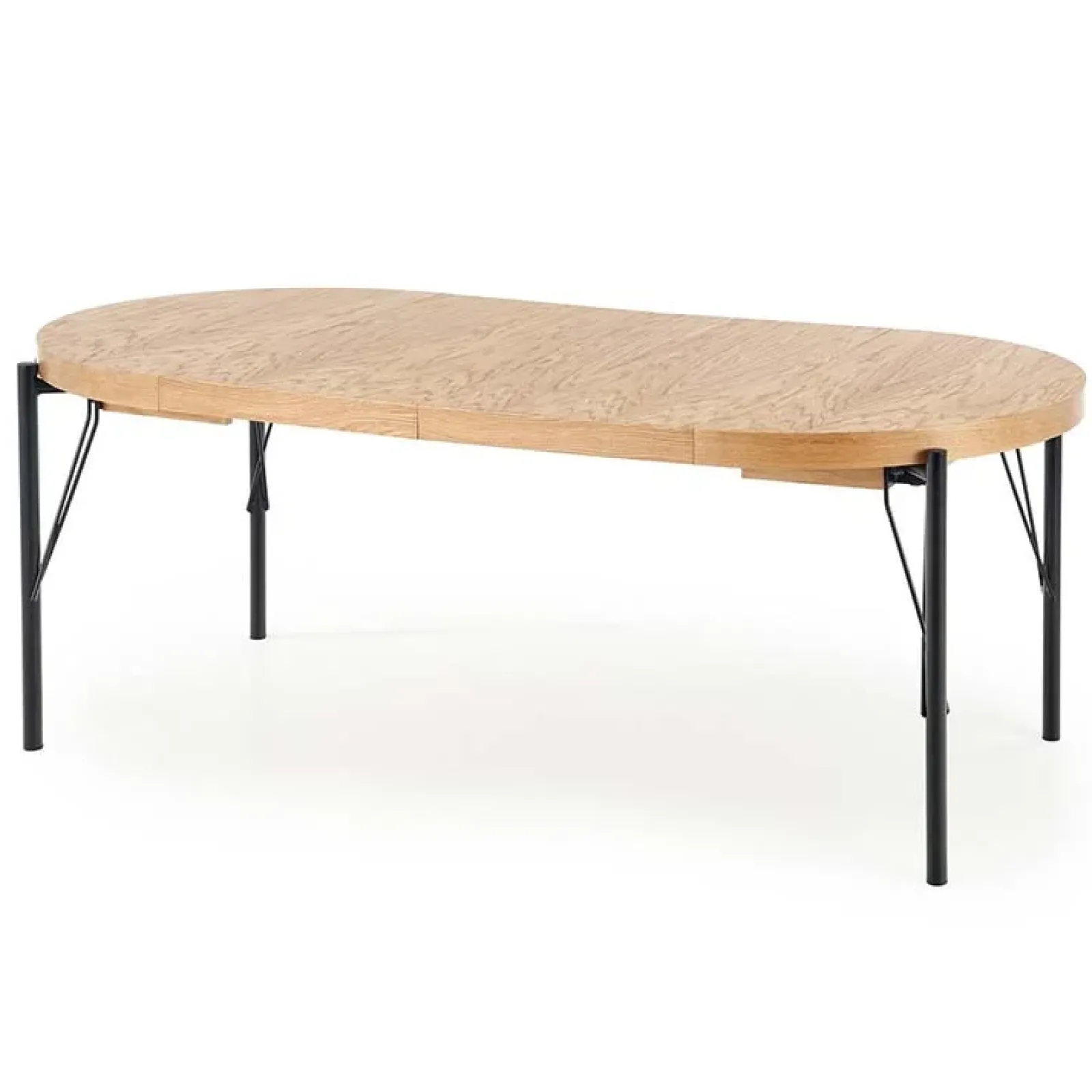 Garnero Arredamenti Tavoli In Legno|Tavoli Da Pranzo-Tavolo da pranzo allungabile moderno 100/300cm rovere nero Wally