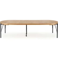 Garnero Arredamenti Tavoli In Legno|Tavoli Da Pranzo-Tavolo da pranzo allungabile moderno 100/300cm rovere nero Wally