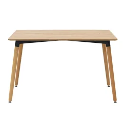 Garnero Arredamenti Tavoli In Legno|Tavoli Da Pranzo-Tavolo da pranzo moderno 120x80cm rovere Luserna