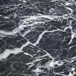 Garnero Arredamenti Tavoli In Vetro|Tavoli Da Pranzo-Tavolo da pranzo moderno 160x90cm marmo nero oro Stella