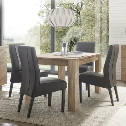 Garnero Arredamenti Tavoli In Legno|Tavoli Da Pranzo-Tavolo da pranzo rettangolare moderno 180x90cm rovere Alvarez