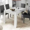Garnero Arredamenti Tavoli In Legno|Tavoli Da Pranzo-Tavolo da pranzo rettangolare industrial 180x90cm bianco pino Florena