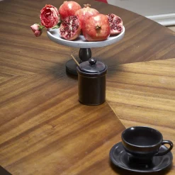 Garnero Arredamenti Tavoli In Legno|Tavoli Da Pranzo-Tavolo da pranzo 170x90cm design moderno noce nero Emilio