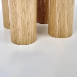 Garnero Arredamenti Tavoli In Legno|Tavoli Da Pranzo-Tavolo moderno rotondo 120/77cm rovere Canberra