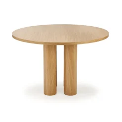 Garnero Arredamenti Tavoli In Legno|Tavoli Da Pranzo-Tavolo moderno rotondo 120/77cm rovere Canberra