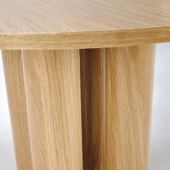 Garnero Arredamenti Tavoli In Legno|Tavoli Da Pranzo-Tavolo moderno rotondo 120/77cm rovere Canberra