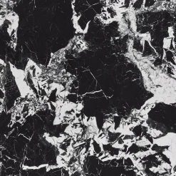 Garnero Arredamenti Tavoli Rotondi|Tavoli Da Pranzo-Tavolo rotondo 120cm moderno effetto marmo nero Anul