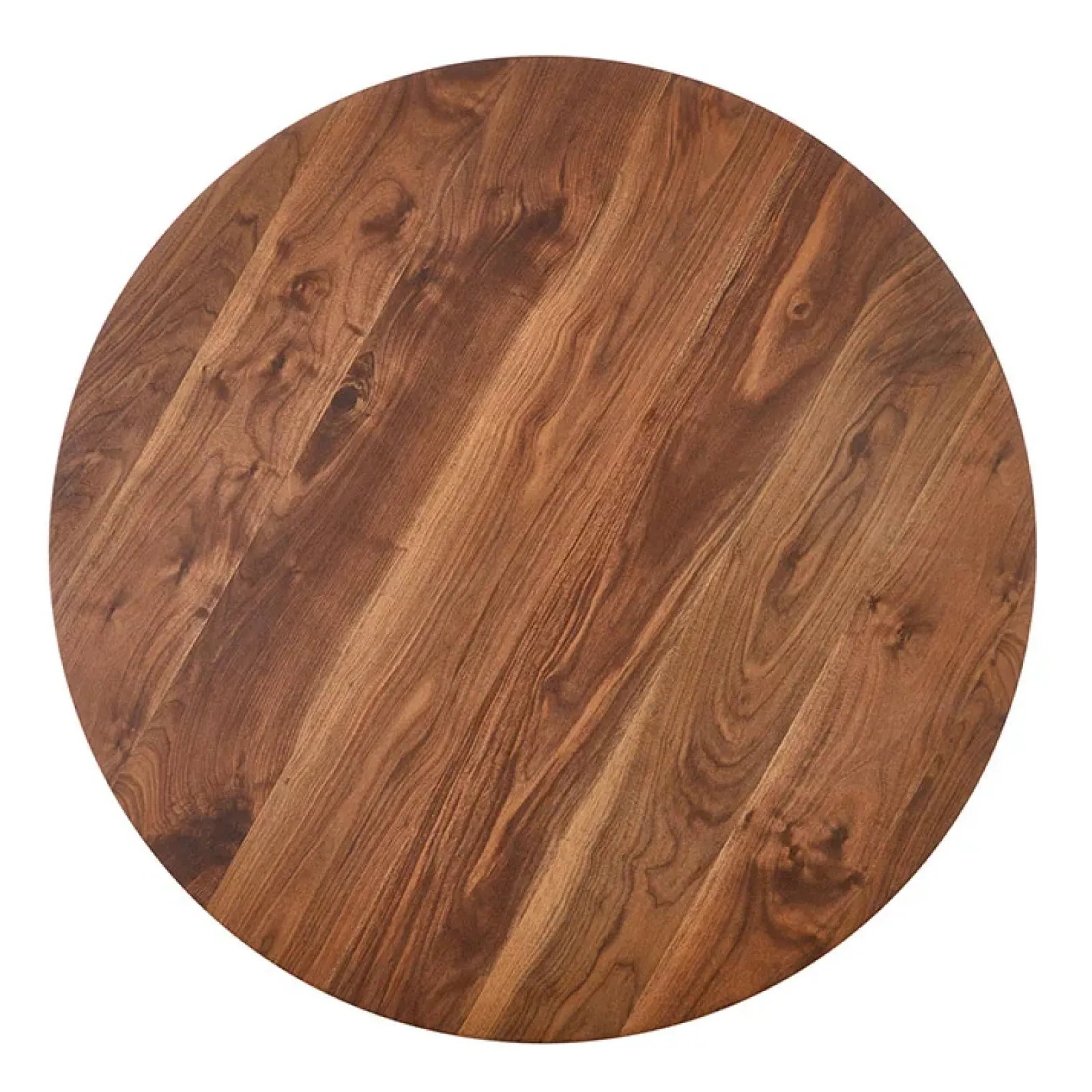 Garnero Arredamenti Tavoli In Legno|Tavoli Da Pranzo-Tavolo rotondo moderno 110x76cm noce oro Panaro