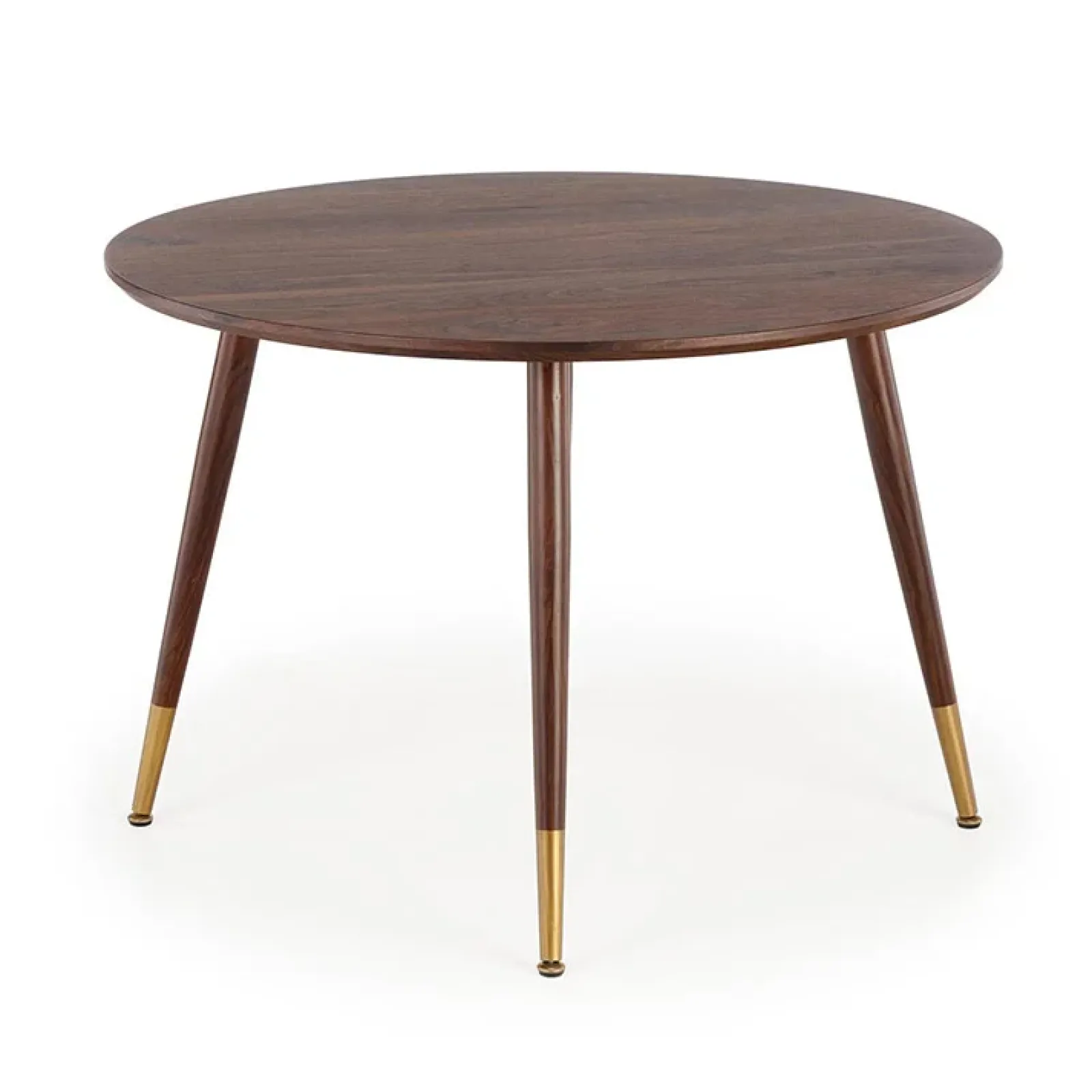 Garnero Arredamenti Tavoli In Legno|Tavoli Da Pranzo-Tavolo rotondo moderno 110x76cm noce oro Panaro