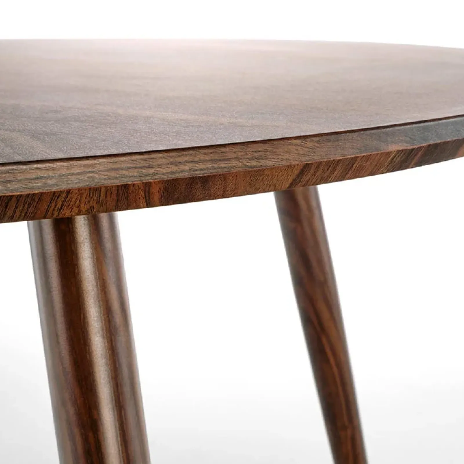 Garnero Arredamenti Tavoli In Legno|Tavoli Da Pranzo-Tavolo rotondo moderno 110x76cm noce oro Panaro