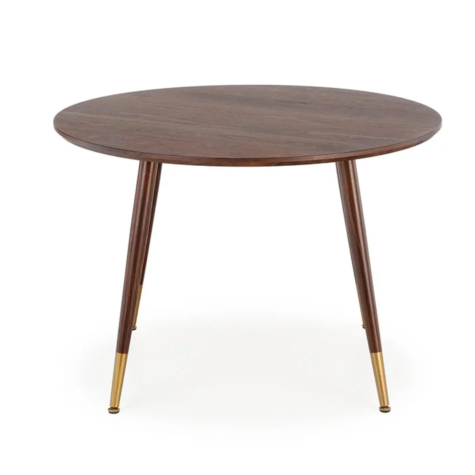 Garnero Arredamenti Tavoli In Legno|Tavoli Da Pranzo-Tavolo rotondo moderno 110x76cm noce oro Panaro