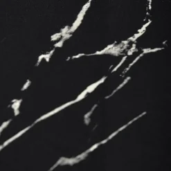 Garnero Arredamenti Tavoli Laccati|Tavoli Da Pranzo-Tavolo rotondo moderno 59x74cm marmo nero oro Lugana