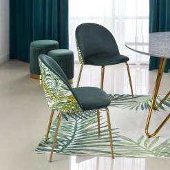 Garnero Arredamenti Tavoli Rotondi|Tavoli Da Pranzo-Tavolo rotondo 120x120cm moderno effetto marmo grigio acciaio oro Arak