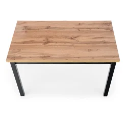 Garnero Arredamenti Tavoli In Legno|Tavoli Da Pranzo-Tavolo 120x68 cm da pranzo moderno rovere nero Wayne