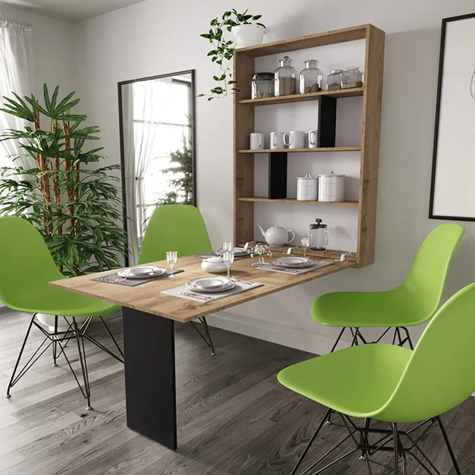 Garnero Arredamenti Tavoli Da Cucina|Tavoli Da Pranzo-Tavolo 135x203cm a scomparsa moderno rettangolare rovere nero Hope Nero Opaco - Rovere