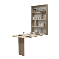 Garnero Arredamenti Tavoli Da Cucina|Tavoli Da Pranzo-Tavolo 135x203cm a scomparsa moderno rettangolare Hope Rovere