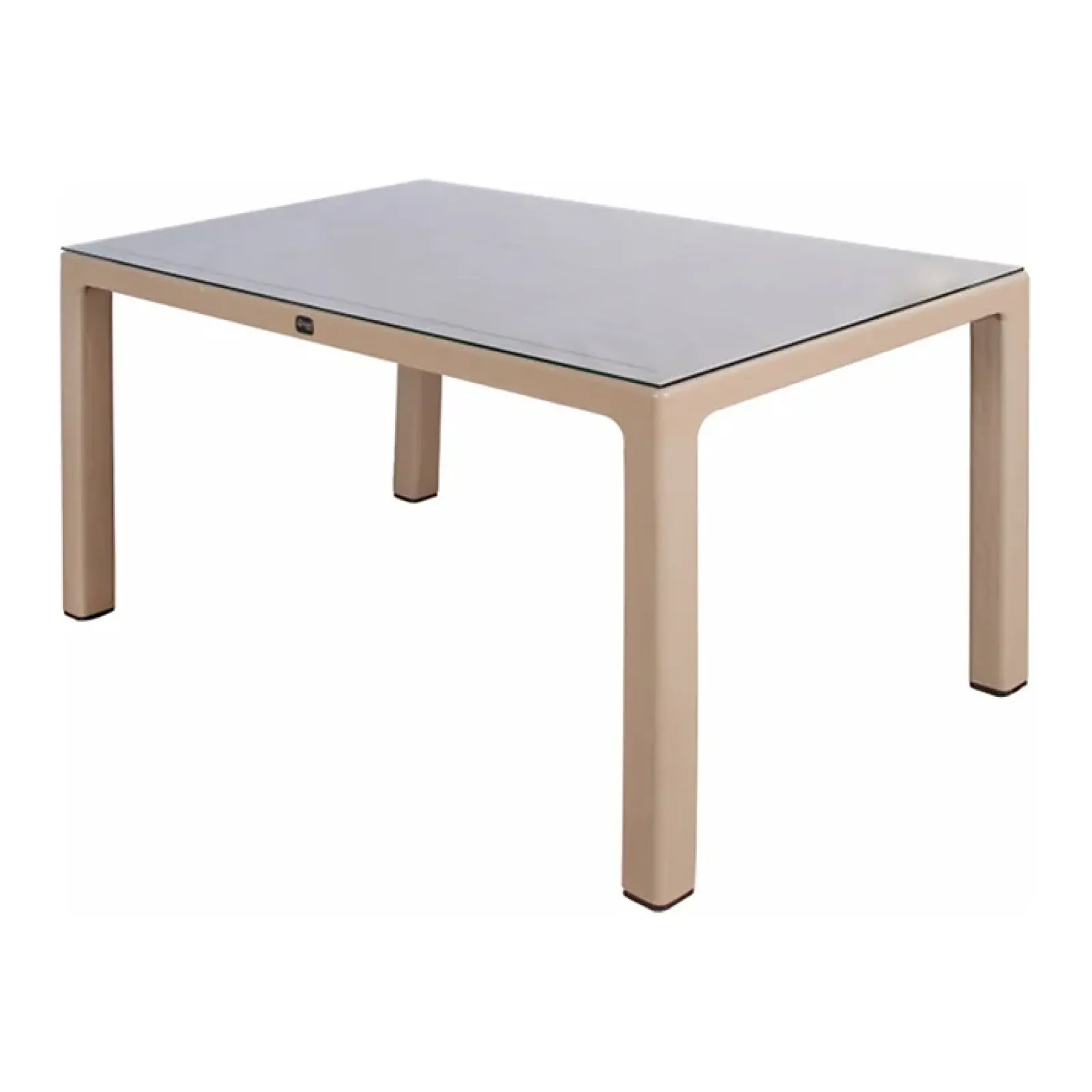 Garnero Arredamenti Tavoli Da Giardino|Tavoli Da Pranzo-Tavolo 150x90cm da giardino esterno bar dehors con vetro Teodoro Tortora