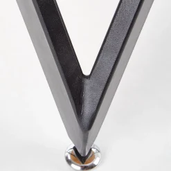 Garnero Arredamenti Tavoli In Legno|Tavoli Da Pranzo-Tavolo 120x120cm da pranzo rotondo rovere miele acciaio nero Edessa