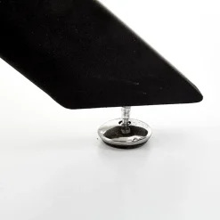 Garnero Arredamenti Tavoli In Legno|Tavoli Da Pranzo-Tavolo 120x120cm da pranzo rotondo moderno vetro nero Anice Gihome®