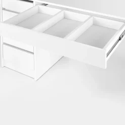 Garnero Arredamenti Toeletta Trucco-Toeletta da trucco con specchio 120x140cm con LED bianco Cherie Bianco Opaco