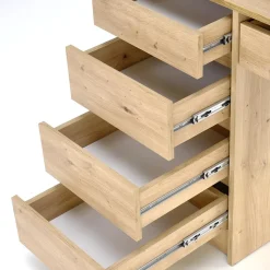 Garnero Arredamenti Toeletta Trucco-Toeletta da trucco con specchio 120x140cm con LED Cherie Rovere